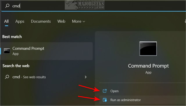 windows 11 shortcut to open command prompt